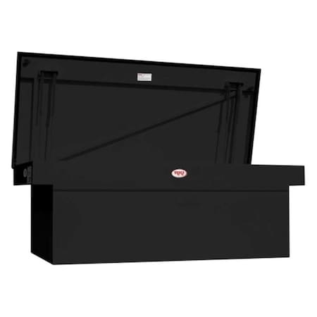 Rki C63DAB Single Lid Aluminum Deep Xbox - Fullsize Trucks, Black RKIC63DAB